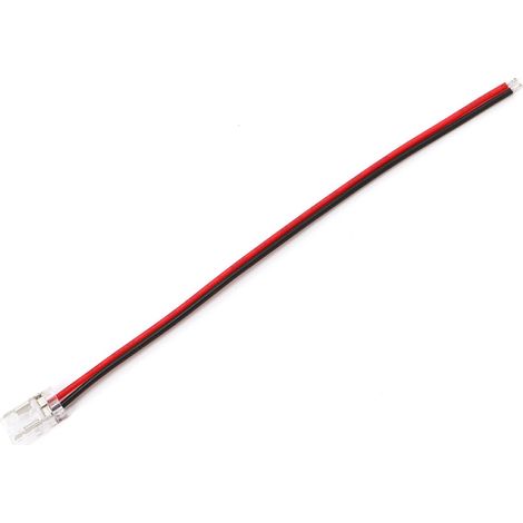 IluminaShop - Conector con Cable para Tira LED  8mm 12V/24V 2 Pin  Pack 20 IP20 (1/3)