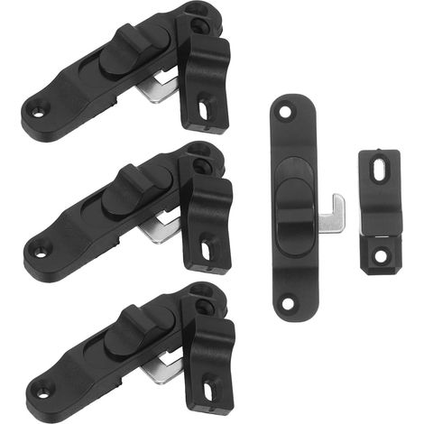 Lot De 4 Verrous De Fenêtre En Alliage D'Aluminium Verrous De Sécurité Pour Enfants Pour Patio De Bureau