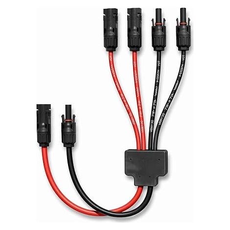 Solar Connector, Photovoltaic Parallel Fitting 30A DC1500V Cable 4mm²-6mm², External Panel Adapter (1/5)