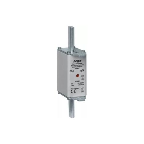 Hager NH-Sicherung NH1C gG 500V 80A K-Melder LNH1080M
