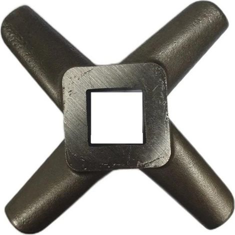 Trespade, coltello per tritacarne 12, acciaio al carbonio