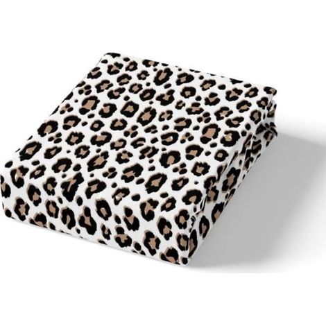 Housse De Couette - 200x200 cm - Imprimé Léopard - Motif Safari Animal - Microfibre - 1 Piece (1/4)