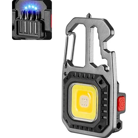 Lampe torche multifonctionnelle (argentée) (1/4)