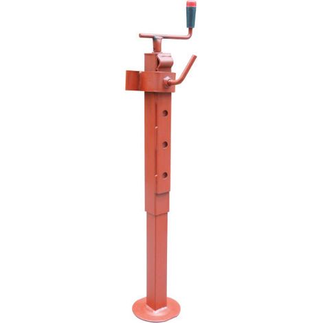 Sodise – Béquille acier carré 80mm – Course 300mm – Charge maximale 1200kg – Fixation réglable pour applications robustes (1/3)