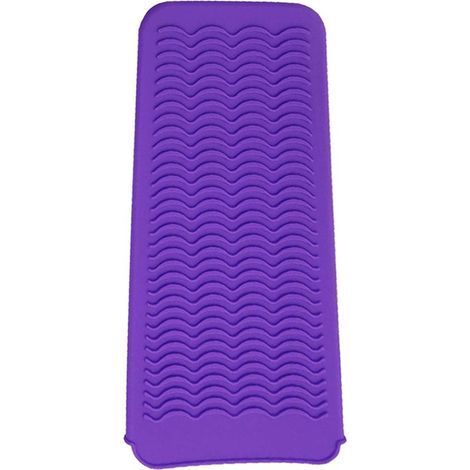 Tapis en silicone résistant à la chaleur pour fers à lisser, fers à friser, appareils à onduler (1/5)