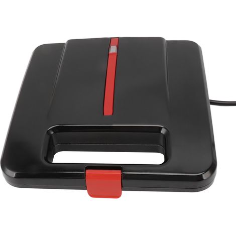 4-Scheiben-Panini-Toaster, kompakter Sandwich-Presser, antihaftbeschichtete Platten, einstellbare Temperatur, wärmeisolierter Griff, 220-V-Eurostecker (1/5)