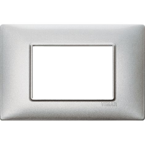 VIMAR - 14653.27 Placca 3M tecnopolimero Silver