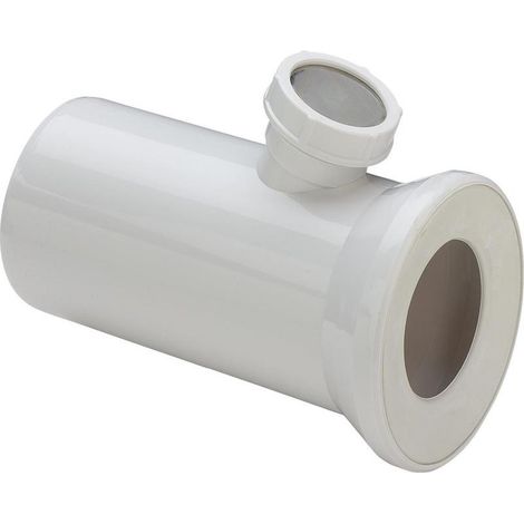 Raccord WC 3815.2 en plastique blanc 250 x 50 mm
