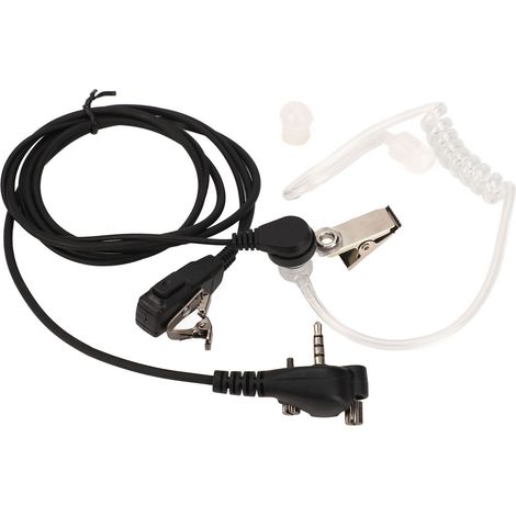 Casque à Tube Acoustique Transparent Réduction Rayonnement Portatif pour Talkie-Walkie Motorola 1 Pièce (1/5)