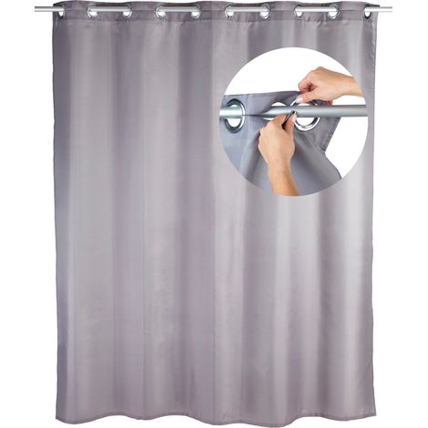 Polyester Duschvorhang Comfort flex grau (1/5)