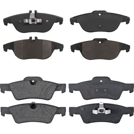 KIT PASTIGLIE FRENO ANTERIORI E POSTERIORI compatibile con MERCEDES-BENZ CLASSE S COUPE' (C216) / PASTIGLIE FRENANTI AUTO OEM P 50 074,P 50 052 / SOSTITUZIONE DIRETTA / BASSA POLVERE / SILENZIOSO