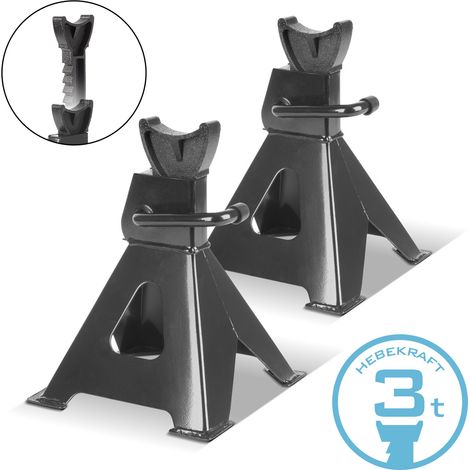 STAHLWERK JS-3 ST set di 2 cavalletti con portata di 3 t 275 - 415 mm