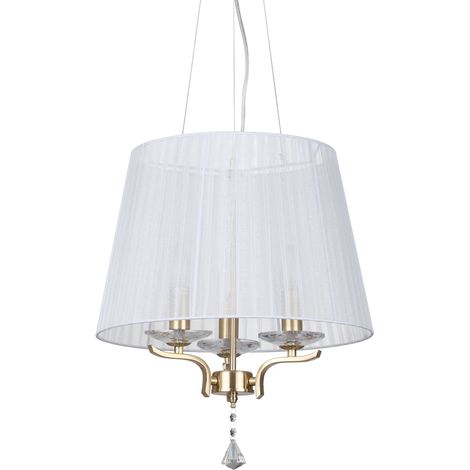 Lampadario Classico Pegaso Metallo Ottone 3 Luci E14 (1/3)