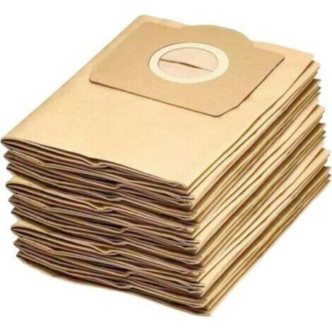 10 Sac pour Aspirateur Kärcher WD3 MV3 6.959-130.0 A 22xx Séries, A 25xx Séries, A26xx Séries, SE 4001 4002 en Papier (1/4)