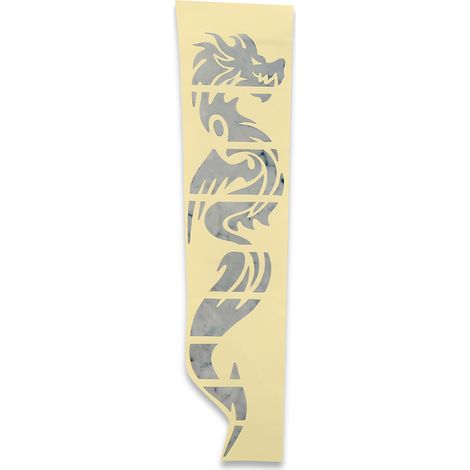 Autocollants Repères de Manche Guitare à Motif Dragon, Décor Touche pour Guitare Acoustique/Électrique (1/5)
