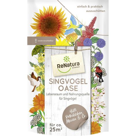 ReNatura Singvogeloase 0,275 kg Blumensamen Nahrungsquelle und Lebensraum (1/3)