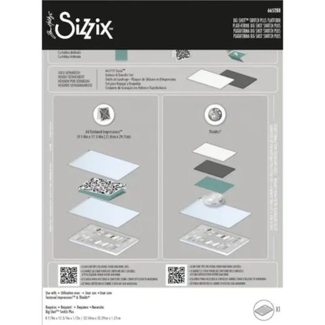 Piattaforma Tim Holtz Big Shot Switch Plus Sizzix