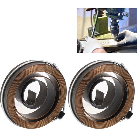 2 ressorts pour perceuse d'établi, accessoires pour ressorts de perceuse à colonne, ressorts pour fraiseuse, ressorts hélicoïdaux pour perceuse d'établi (1/5)