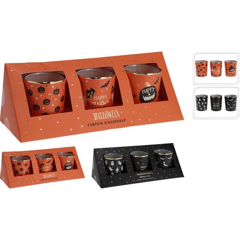 2 Halloween-Aromakerzen, Bunte Farben. Basics