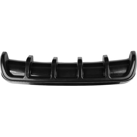 Aileron requin universel noir pour pare-chocs arrière de voiture, diffuseur spoiler, accessoire auto extérieur (1/5)