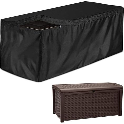 Copertura per box da giardino per terrazze e box da esterno, tessuto Oxford impermeabile, 130 x 60 x 71 cm (1/4)