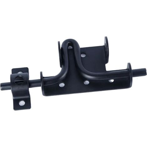 Loquet de porte – 1 jeu – Verrou à glissière et taquet de fenêtre – Loquet coulissant robuste pour portes extérieures, abris de jardin, granges et placards