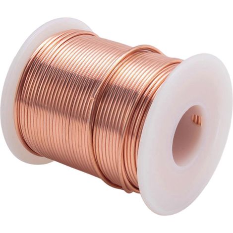 Fil de cuivrefil de cuivre nu pur à 99,9 % pour jardinage et électroculturecalibre 16 / diamètre 1,3 mm (1/5)