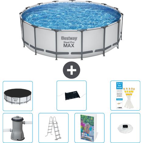 Bestway Bestway Steel Pro MAX Ronde - 488x122 cm - 8-pièces S598 (1/4)