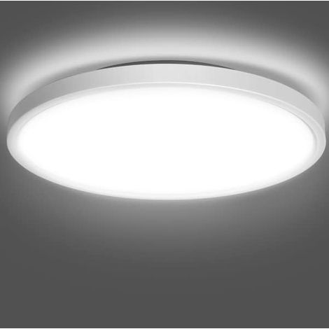 Plafonnier Led Rond ø23 Cm 20W LumièRe Blanche Chaude 4000K Luminaires IntéRieur Moderne Convient à La Chambre à Coucher Au Salon à La Salle De Bain (1/5)