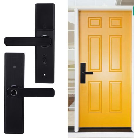 ZigBee Graffiti ZDL-X1-EN Smart-Türschloss mit Multi-Fingerabdruck-Entriegelung und sicherer Fernbedienung (1/5)