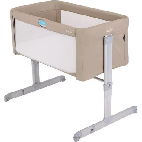 Graco Culla Fianco Letto Sweet2Sleep Co Sleeping con Ruote - dalla nascita ai 9 kg (1/5)