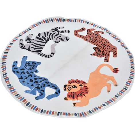 Tapis d'éveil pour bébé, motif dessin animé mignon, doux, pour bébés et enfants, accessoire photo, décoration, animaux de dessin animé (1/5)