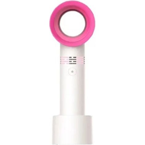 Mini ventilateur sans pales portable rechargeable USB 2000mAh, sèche-cils blanc pour salon, brise fraîche et sécurisée (1/5)