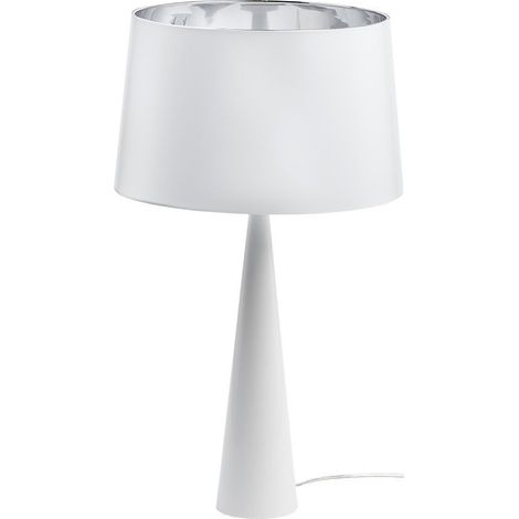 Lampe design, Lampe à poser Totem Blanc en Metal, Aluminor (1/5)