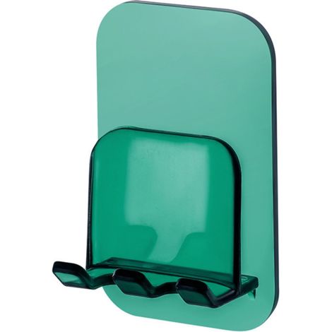 Support Brosses À Dents - Support Gobelet à Rincer - Crochet de Rangement Murale Auto-Adhésif - Pour Salle De Bain - Lot de 1 (1/5)