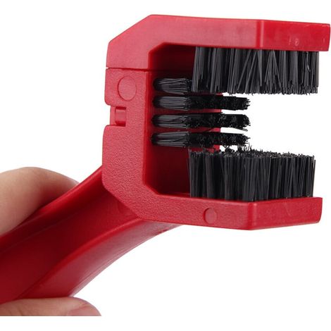 Herramientas para limpiar cadenas de bicicletas y motocicletas, cepillo de limpieza de engranajes de plástico