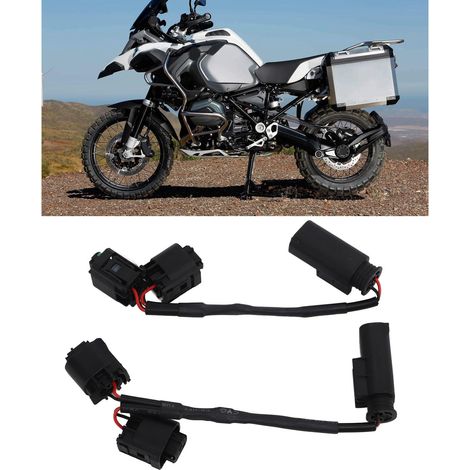 Deux adaptateurs d'extension de circuit électrique pour câbles de moto, compatibles avec les modèles BMW R 1250, K1600, S et 1000 R. (1/5)