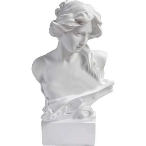 Bustos Artemis, statues grecques anciennes, statues décoratives, décorations de bibliothèque, décorations de maison, décorations de bureau, sculptures en résine