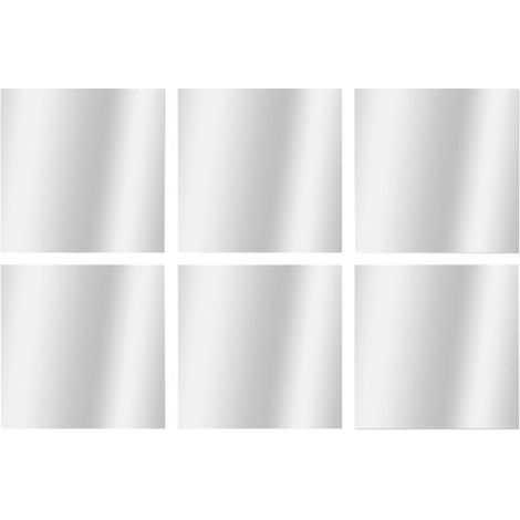 Set De 6 Miroirs Carres 15x15cm - Wsab Logistique (1/2)