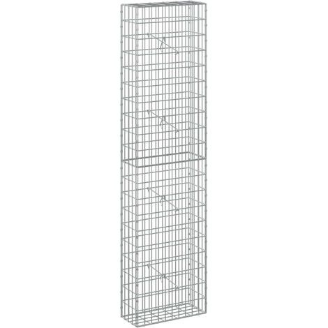 vidaXL Gabion with 3.5 mm Wire and 5x10 cm Mesh 50x20x200 cm (1/5)