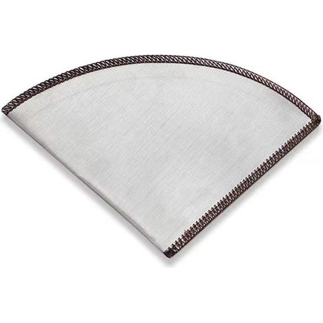 BEBUSINGOTO Filtro de café de cono de acero inoxidable reutilizable para cafeteras V60, Chemex y Hario filtro de café sin papel de malla fina fácil de usar y (1/5)