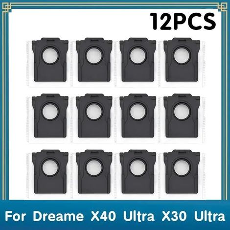 Accessoires et pièces détachées compatibles avec les modèles Dreame X50 Ultra, X30 Ultra, X30 Pro, X40 Ultra, L40 Ultra et S30 Pro Ultra : sac à poussière-AquaForge
