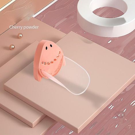 Verlängerung für Waschbecken mit rosa Cartoon-Muster (1/3)