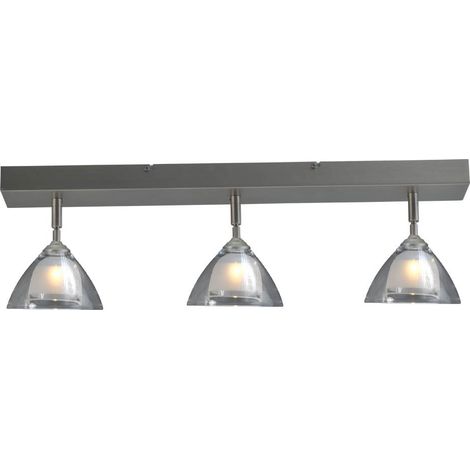 LED plafonnier Caterina LED Beam Gris métallisé à 3 lumières - 5225-37-06-70-3-DW