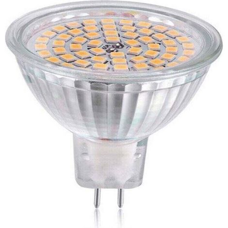 Lampe LED GU5.3 12V 3W Blanc Chaud 3000K, XU, Ø50mm, Équivalent GU5.3 30W, 500LM, AC/DC 12V MR16 GU5.3 Encastrable pour Jardin Extér (1/4)