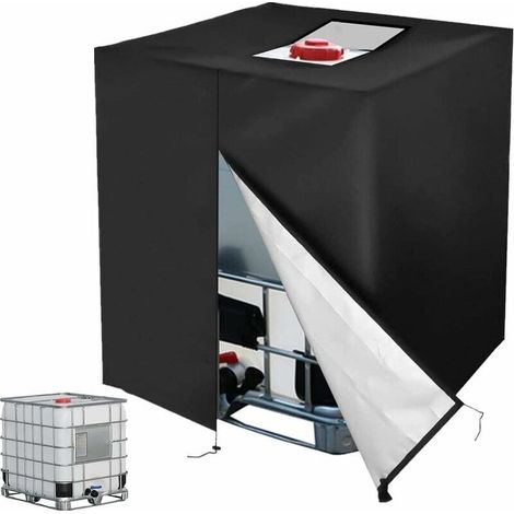 Tarp of protection,Bache for Cuve 1000 l, Tarp of Protection Solar for water tank of Rain IBC, Dustproof Anti-UV, Cover of Protection, tarp of Protection, (116 x 100 x 120 (1/5)