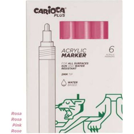 CARIOCA  MARACATORE ACRILICO ROSA   45218/12 x6