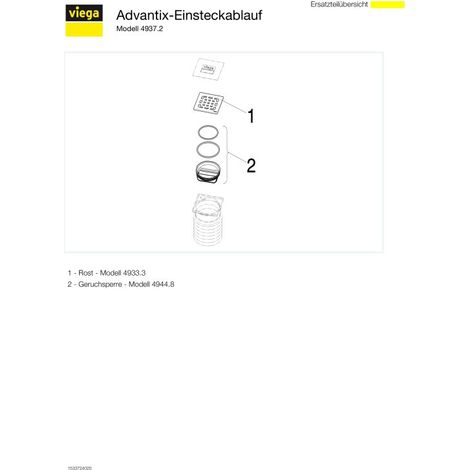 VIEGA 660758 Siphon encastrable Advantix 4937.2 (1/5)
