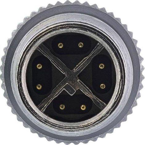 InLine Netzwerkabel Industriell Grün 1 m M12 4 Pins