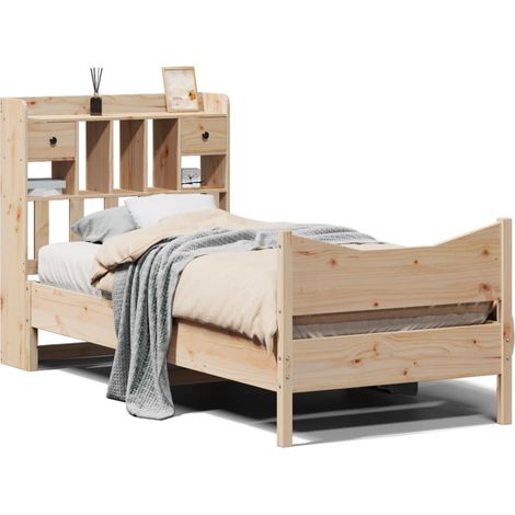 Maison Exclusive - Giroletto senza Materasso 90x200 cm in Legno Massello di Pino